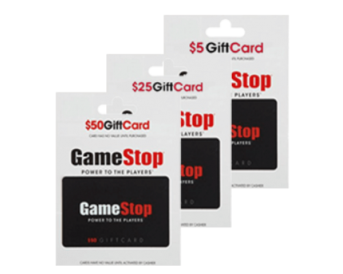 گیفت کارت 25 دلاری GameStop