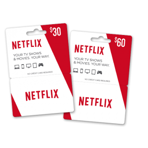 گیفت کارت ۲۵ دلاری Netflix