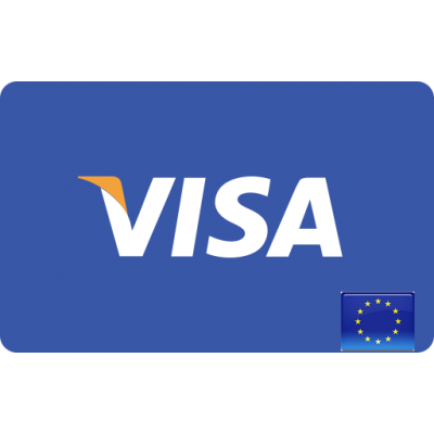 ویزا کارت مجازی  10 یورویی اروپا