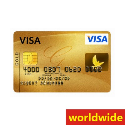ویزا کارت مجازی طلایی